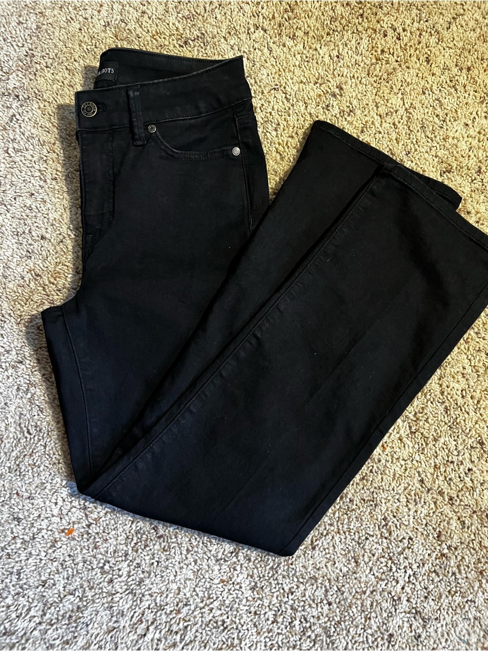 Talbots black bootcut jeans